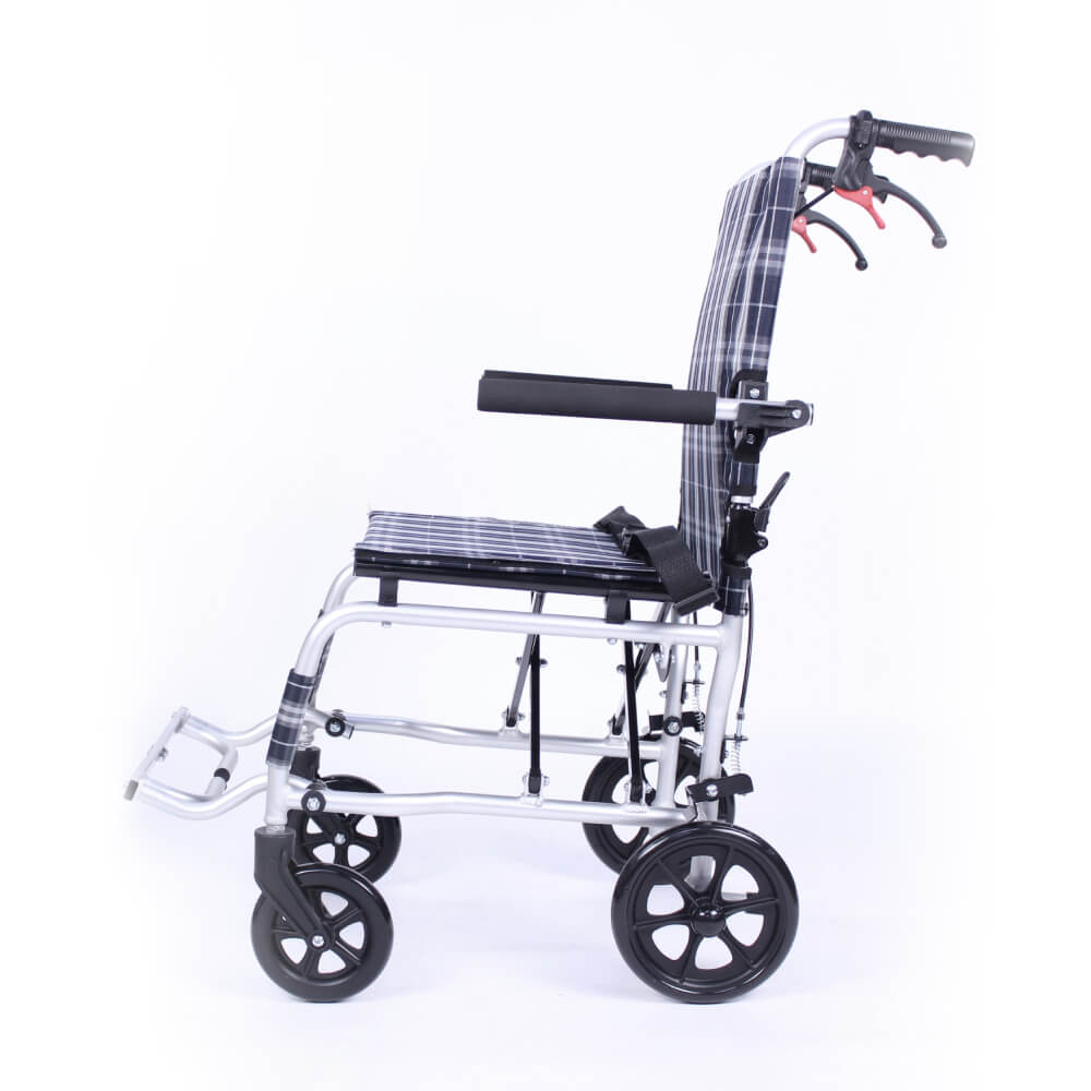รถเข็นวีลเชร์ MEDILA VOYAGE DY019003LABJ อลูมิเนียม น้ำหนักเบา (ขึ้นเครื่องบินได้) _2